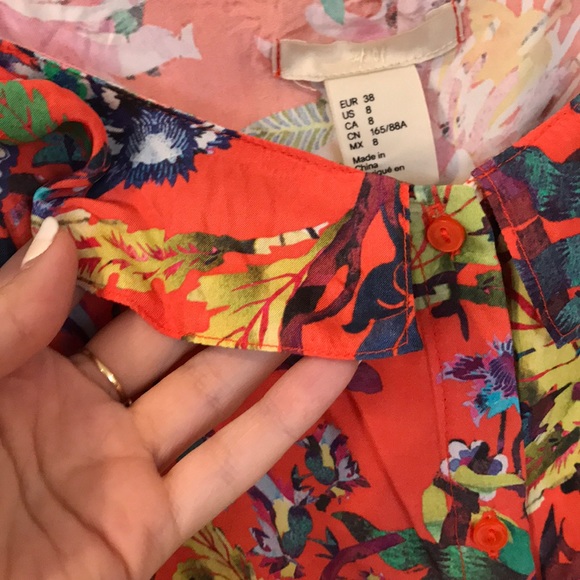 H&M floral button down dress - Picture 4 of 6